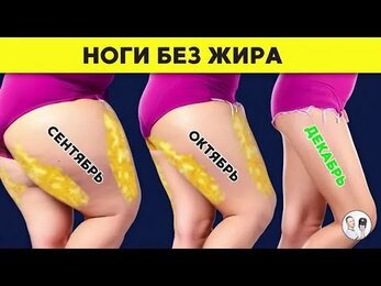 Увидишь свои похудевшие ноги без жира уже через 4 месяца комплекс для новичков с лишним весом