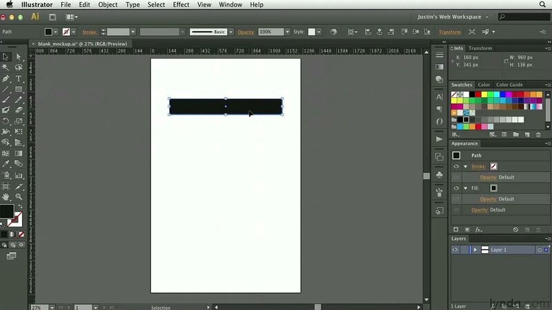 Illustrator Tutorial - How to use guides and rulers - Смотреть онлайн в ...