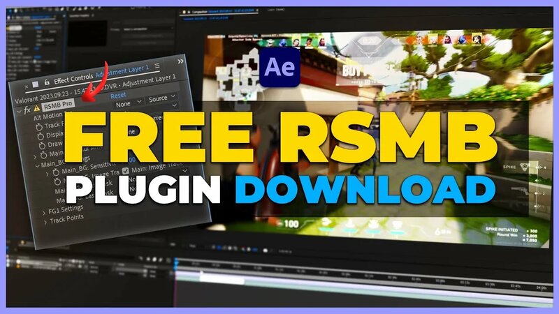 FREE RSMB Plugin! (Reelsmartmotionblur) - After Effects Tutorial ...