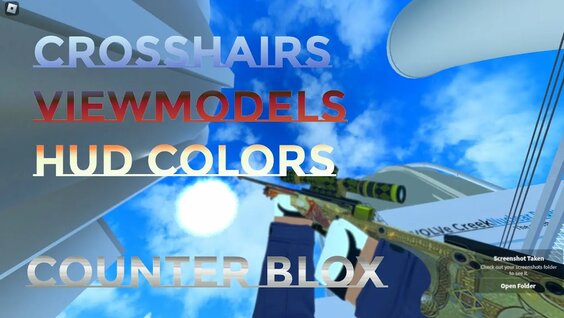 Crosshair Viewmodels Hud colors | Counter Blox: Reimagined - Смотреть ...