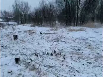 Расчистка участка зимой