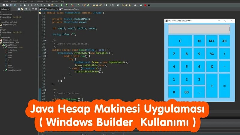 Java Hesap Makinesi Uygulaması - Windows Builder kullanımı - Yandex ...