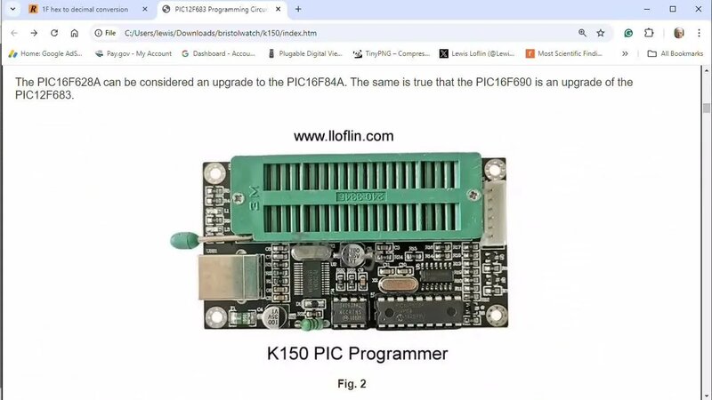 Using the K150 PIC Programmer Windows 10 - Yandex Video aramada ...