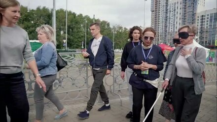 Белая трость на Фестивале Атмофест 2024