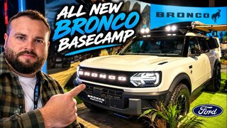 FORD Bronco Basecamp 2027 ГОДА!  Встроенная заводская палатка на крыше?