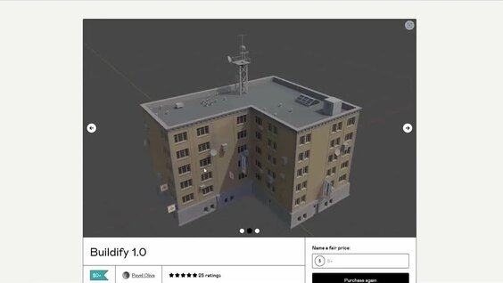 Buildify - Free Building Addon for All! (1080p) — Видео от Мой Blender ...