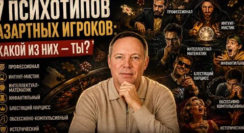 7 психотипов азартных игроков: какой из них — ты? — Видео от Сергей Сигаев