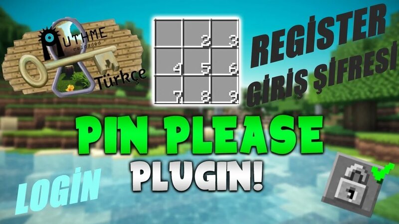 Minecraft register/login plugin - authme - turkish - aternos login ...