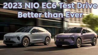 All NEW NIO EC6 Test Drive at NEO Park!  New Features - Copies Tesla?!