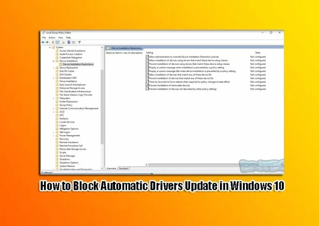 How to Block Automatic Drivers Update in Windows 10 - Yandex Video ...