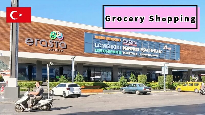 Erasta Shopping Mall Grocery Shopping in Migros Fethiye Turkey with UK ...