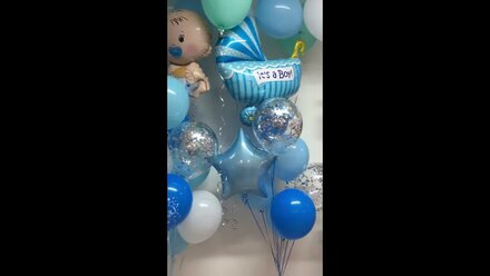 Воздушные шары на выписку из роддома Краснодар