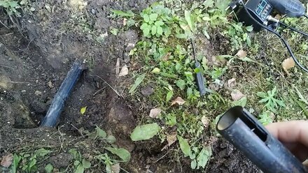 Летний водопровод. Пробил пнд трубу Ремонт феном Summer plumbing. Broke a pd pipe. Hairdryer repair.