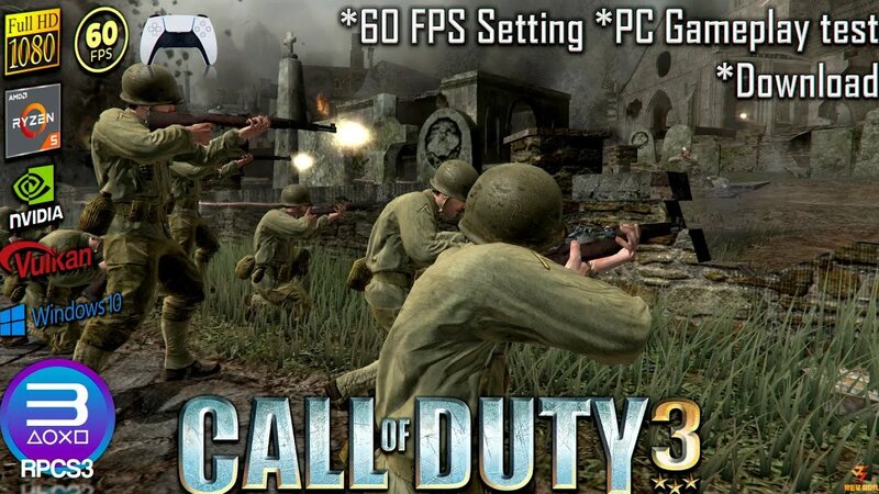 Rpcs3 Call of Duty 3 PC Gameplay | Full Playable | PS3 Emulator ...