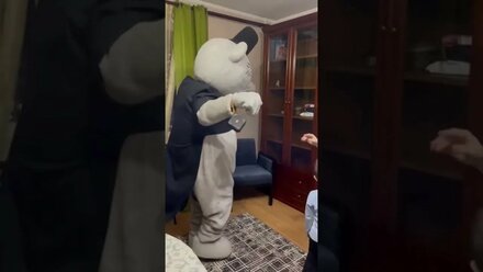 Мишка Тедди танцует лезгинку