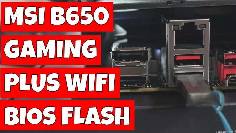 How To Use MSI mflash USB Flashback B650 Gaming Plus WiFi Update Bios ...