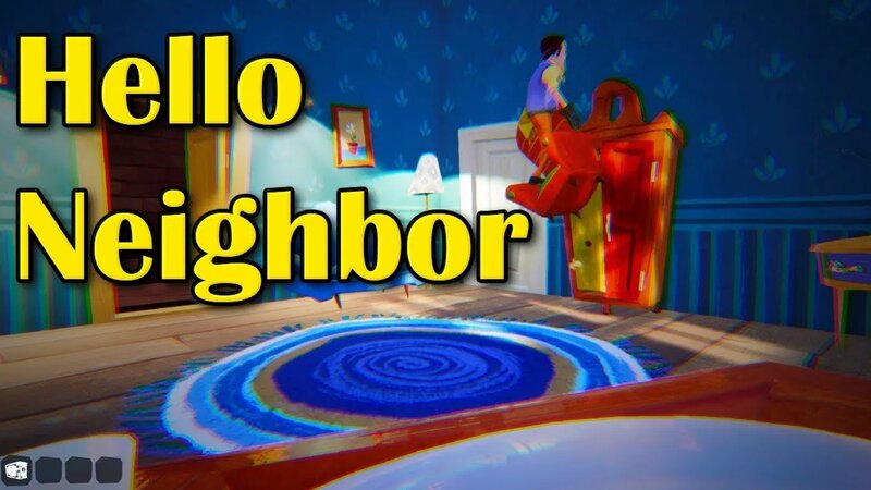 Hello Neighbor Release 1.1.7 Opened the door in the Intro Открываю ...