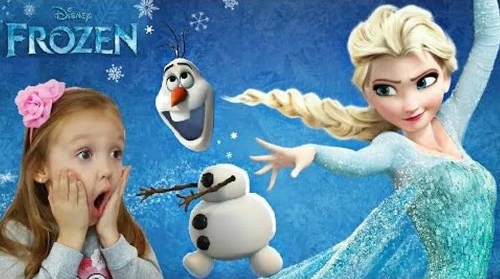 Видео Принцесса Эльза Холодное сердце Спасает ОЛАФ Princess Disney ...