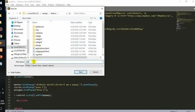 WebGIS with Leaflet basic 3 (add Geojson in Leaflet) - Смотреть онлайн ...