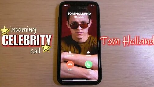 Сelebrity Incoming Call. Tom Holland - Yandex Video aramada çevrimiçi izle
