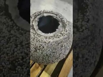 Как сделать вазон из бетона весом 90 кг вместо 160кг??????