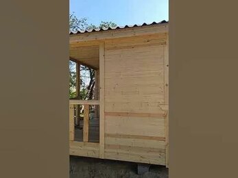 Дачный домик 6.0х6.0 м.