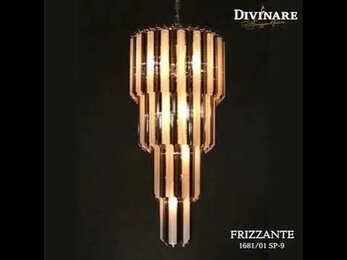 Люстра подвесная Divinare Frizzante 1681/01 SP-9