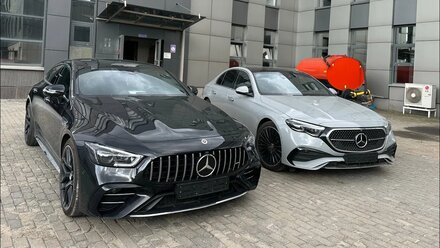 Пригон из Южной Кореи новых Mercedes E300 vs GT E43 AMG уже в Москве!