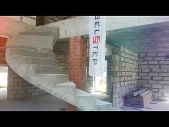 Изготовление безопорной лестницы в городе парков Заповедник, парке Ежевика.