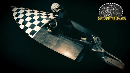 Скоростной rc катер Black Jack для джентельменских гонок от ModelistRC Vo152 outboard racing boat
