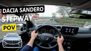 2022 Dacia Sandero Stepway POV Test Drive: Eco-G Comfort, 101 PS / 100 HP