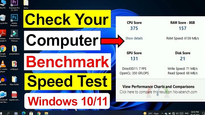 How to Run Computer Performance Benchmark Test | CPU Test | GPU Stress ...