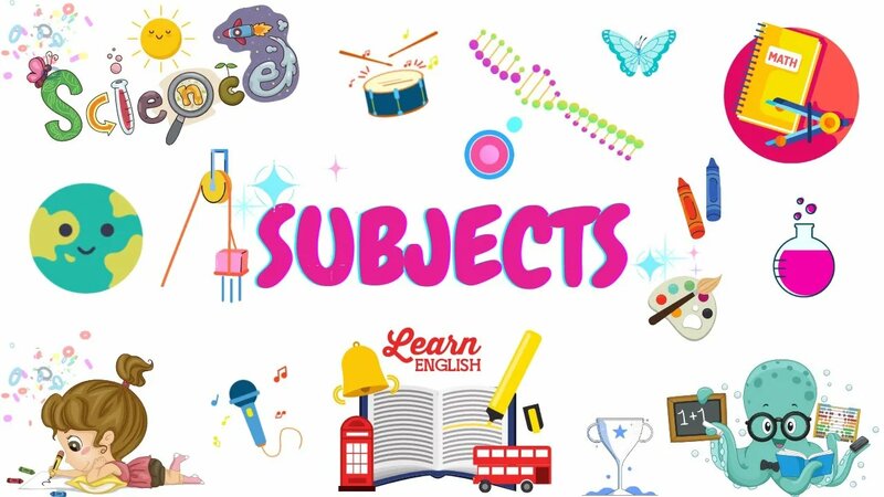 Subjects Vocabulary for Kids|| Learn English || School Subjects ...