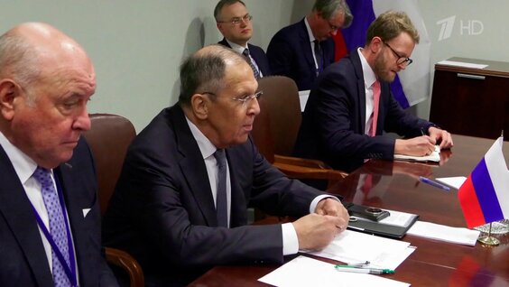 Марафон переговоров главы МИД России на полях Генеральной Ассамблеи ООН — Видео от Новости П...