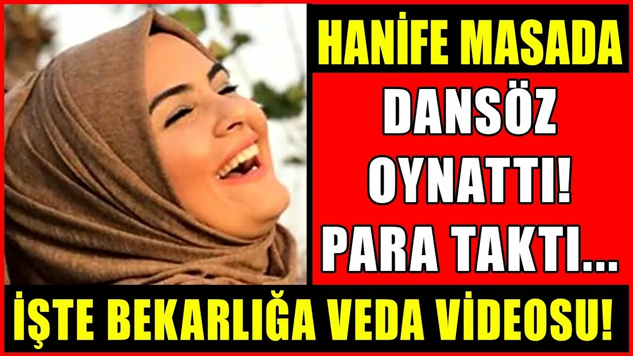 Hanife Gürdal Dansöz Oynattı Para Taktı! İşte O Anlar! Hanife Bekarlığa  Veda Partisi Verdi