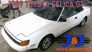 1989 Toyota Celica GT Part Out Test Video Review Nkty134