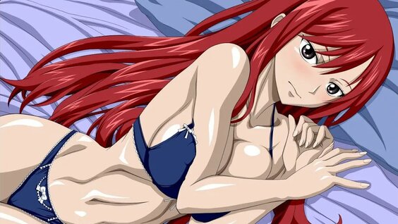 Erza scarlet arena ryona