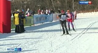 Алтайский край присоединился к массовой гонке «Лыжня России». — Видео от Вести Алтай