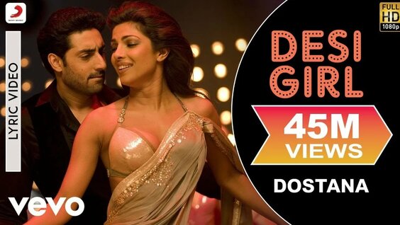 Desi Girl Lyric Video 