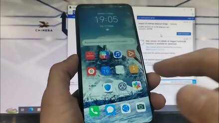 Подбор пароля экрана блокировки на смартфоне Honor 9a