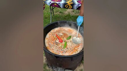 Выездная кухня в казане 🧑‍🍳 | Мясо на вертеле 🍲 @picnik.by #плов #кейтеринг #выезднаякухня