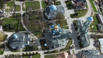 Калужская область: Оптина Пустынь с высоты птичьего полёта.