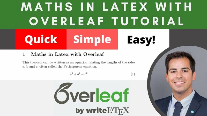 Math equations in latex with overleaf. Complete and Simple tutorial ...