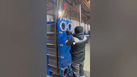 Полный цикл сборки пластинчатого теплообменника