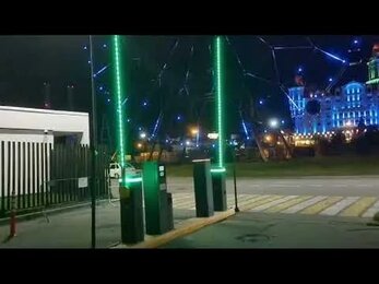 Установка шлагбаума CAME GARD PX4 парковка Сириус