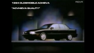 Oldsmoble - 1994 Oldsmobile Achieva - Achieva Quality (1993)