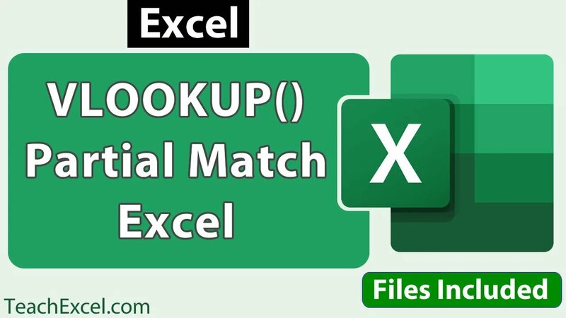 Vlookup on Partial Matches in Excel - Смотреть онлайн в поиске Яндекса ...