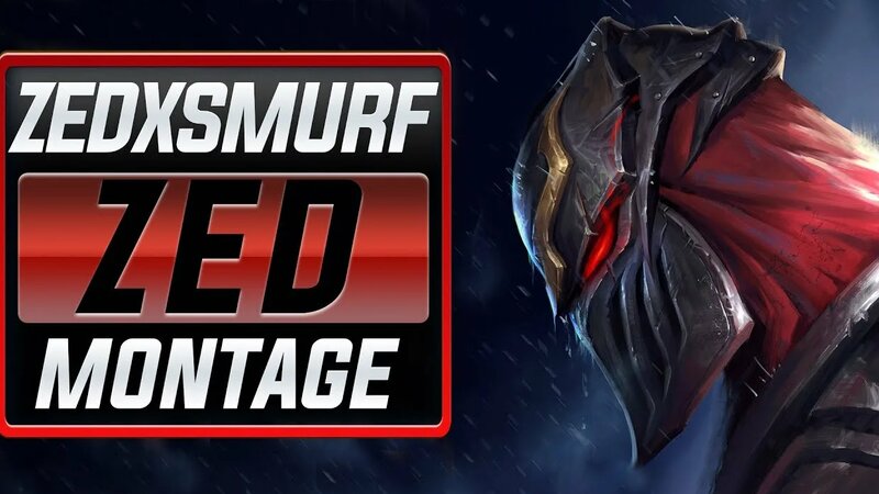 Zedxsmurf S7 Rank 1 Zed Montage Best Zed Plays League Of Legends