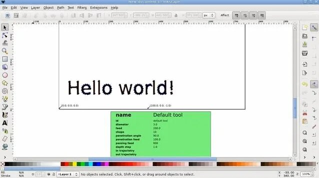 Inkscape CNC (G-Code) tutorial - Смотреть онлайн в поиске Яндекса по Видео
