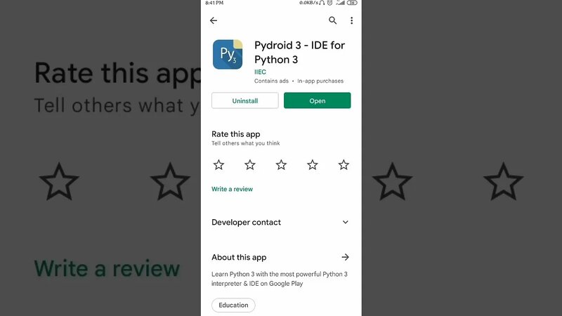 How to write python code in your Android phone || python for absolute ...